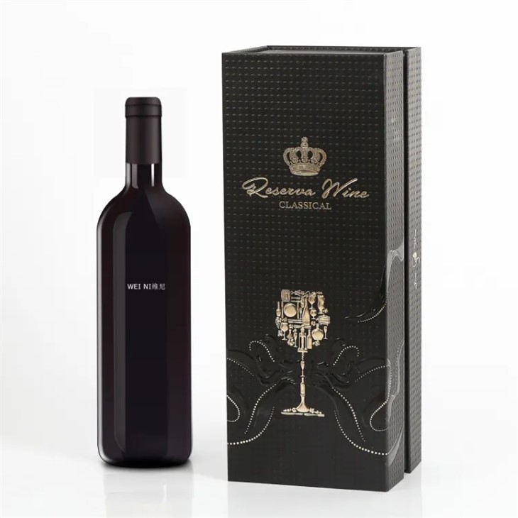 Rigid Cardboard Red Wine Packaging Boxes